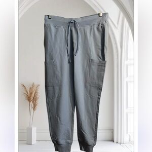 MANDALA Powered Blue Joggers Sz M COMFY BREATHABLE HEALTHCARE MEDICAL SCRUB